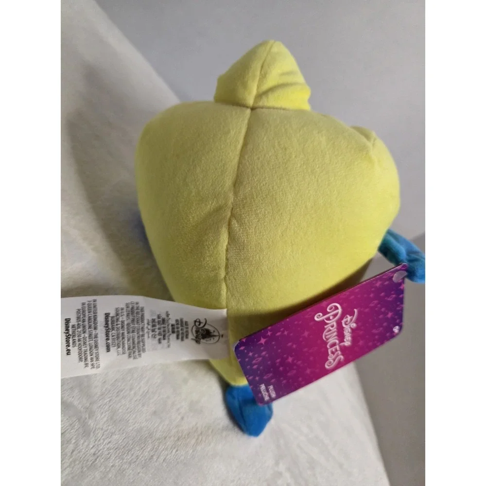 Disney‎ Princess Flounder Plush The Little Mermaid Yellow Blue Fish Toy 7